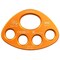 Kong Usa Rigging Plate, 4 Beveled Holes, Orange 864O17400KK - alternate 1